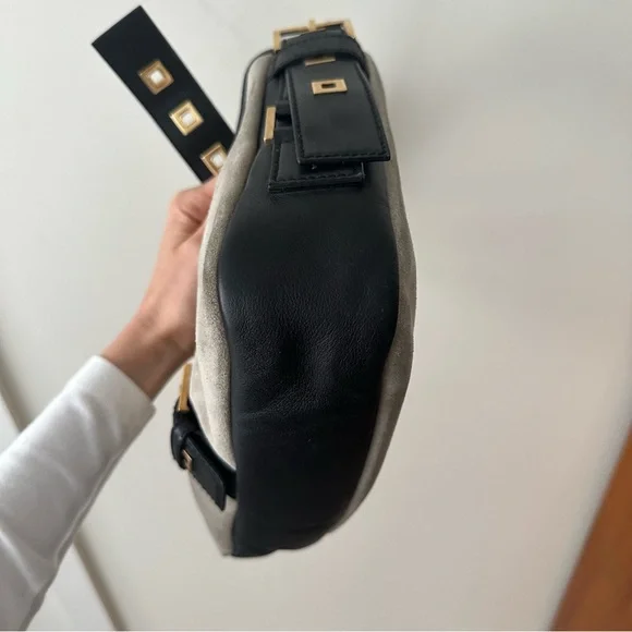 Yves Saint Laurent YSL grey suede bag - Picture 12 of 16